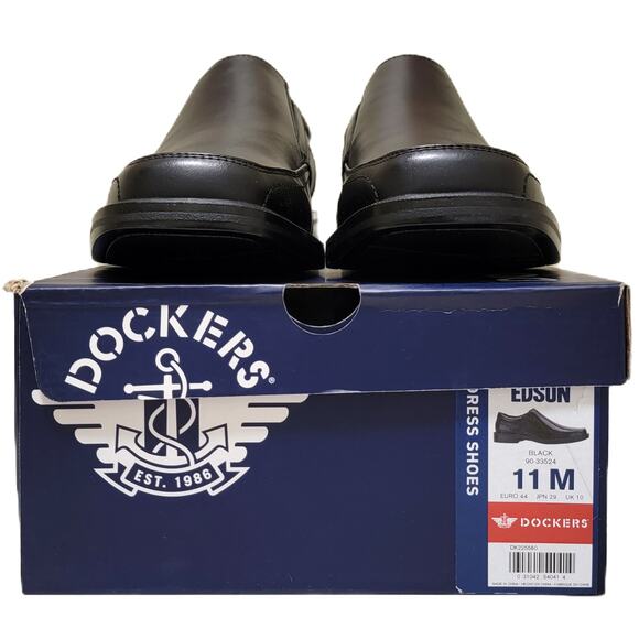 Dockers Men Edson Square Bicycle Toe Slip On Loafers Size US 11M Black main image 5